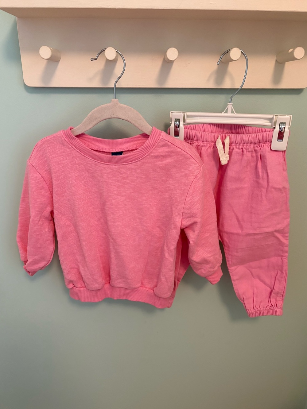 Old Navy Pink Toddler Sweatshirt & Jogger Set